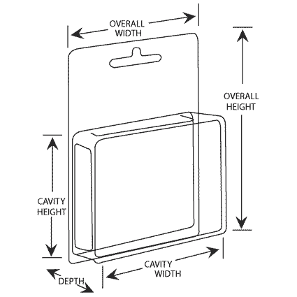 Generic Clamshell for viewing dimenisons
