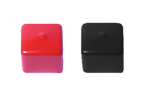 tuff-pak-cap-red-black Square Tube Caps