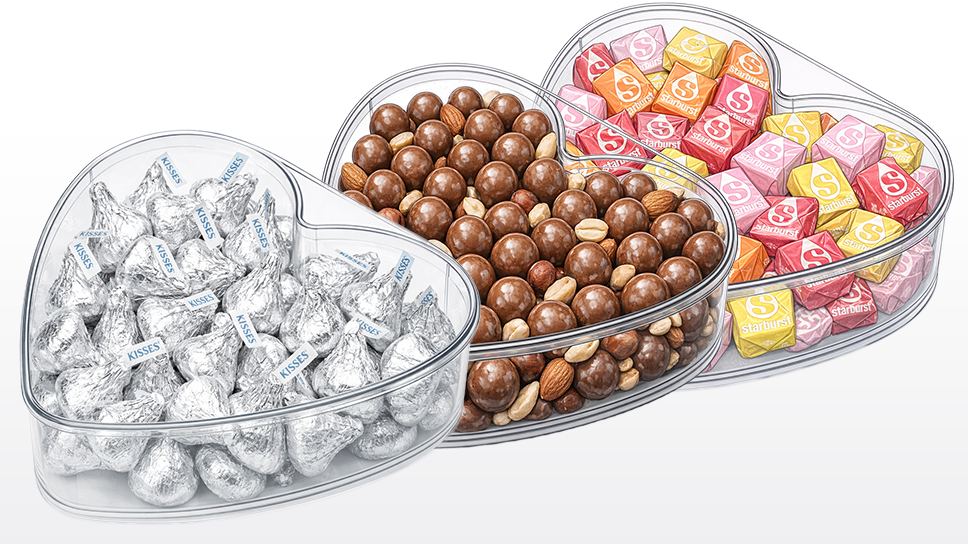 VisiPak Heart Tray Container